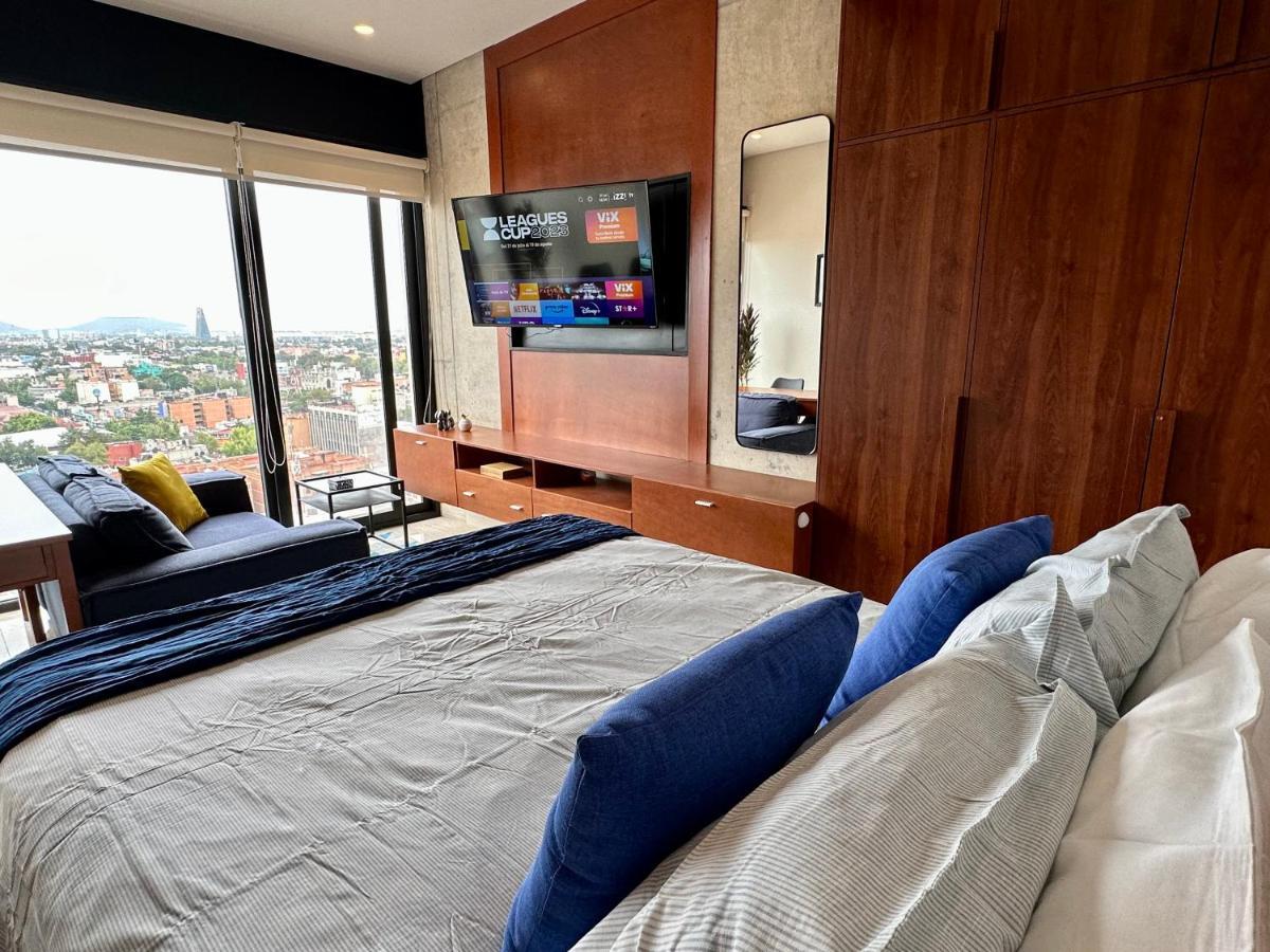メキシコシティLoft Con Increible Vista Zona Polanco Condesa - Gym Y Business Centerアパートメント エクステリア 写真