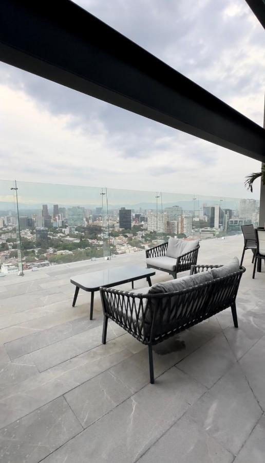 メキシコシティLoft Con Increible Vista Zona Polanco Condesa - Gym Y Business Centerアパートメント エクステリア 写真
